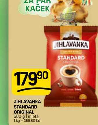 JIHLAVANKA STANDARD ORIGINAL 500 g | mletá