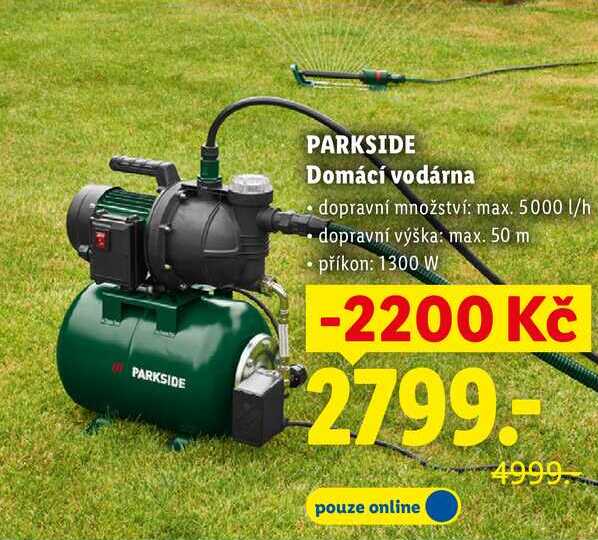 PARKSIDE Domácí vodárna 