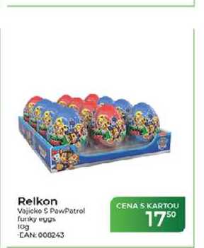 Relkon Vajíčko S PawPatrol funky eggs 10g
