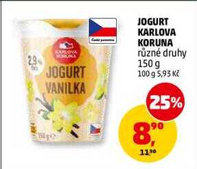 JOGURT KARLOVA KORUNA, 150 g 