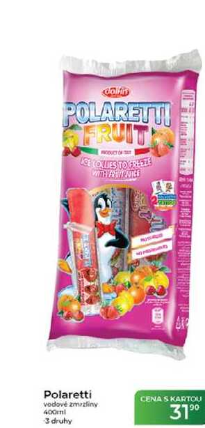 Polaretti vodové zmrzliny 400ml