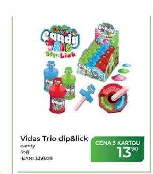 Vidas Trio dip&lick candy 35g