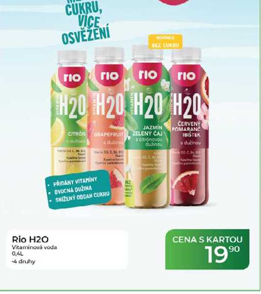Rio H2O Vitamínová voda 0,4l