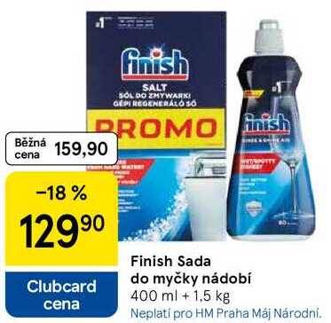 Finish Sada do myčky nádobí, 400 ml + 1,5 kg  