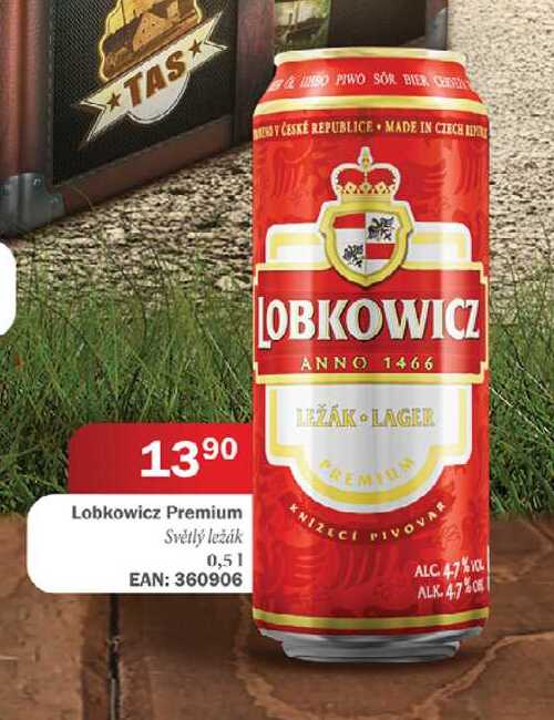 Lobkowicz Premium Světlý ležák 0,51