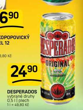 DESPERADOS vybrané druhy 0,51| plech 