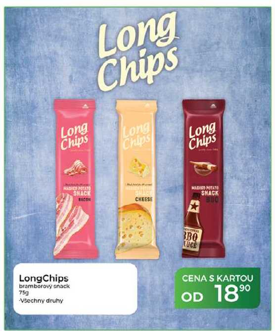 LongChips bramborový snack 75g