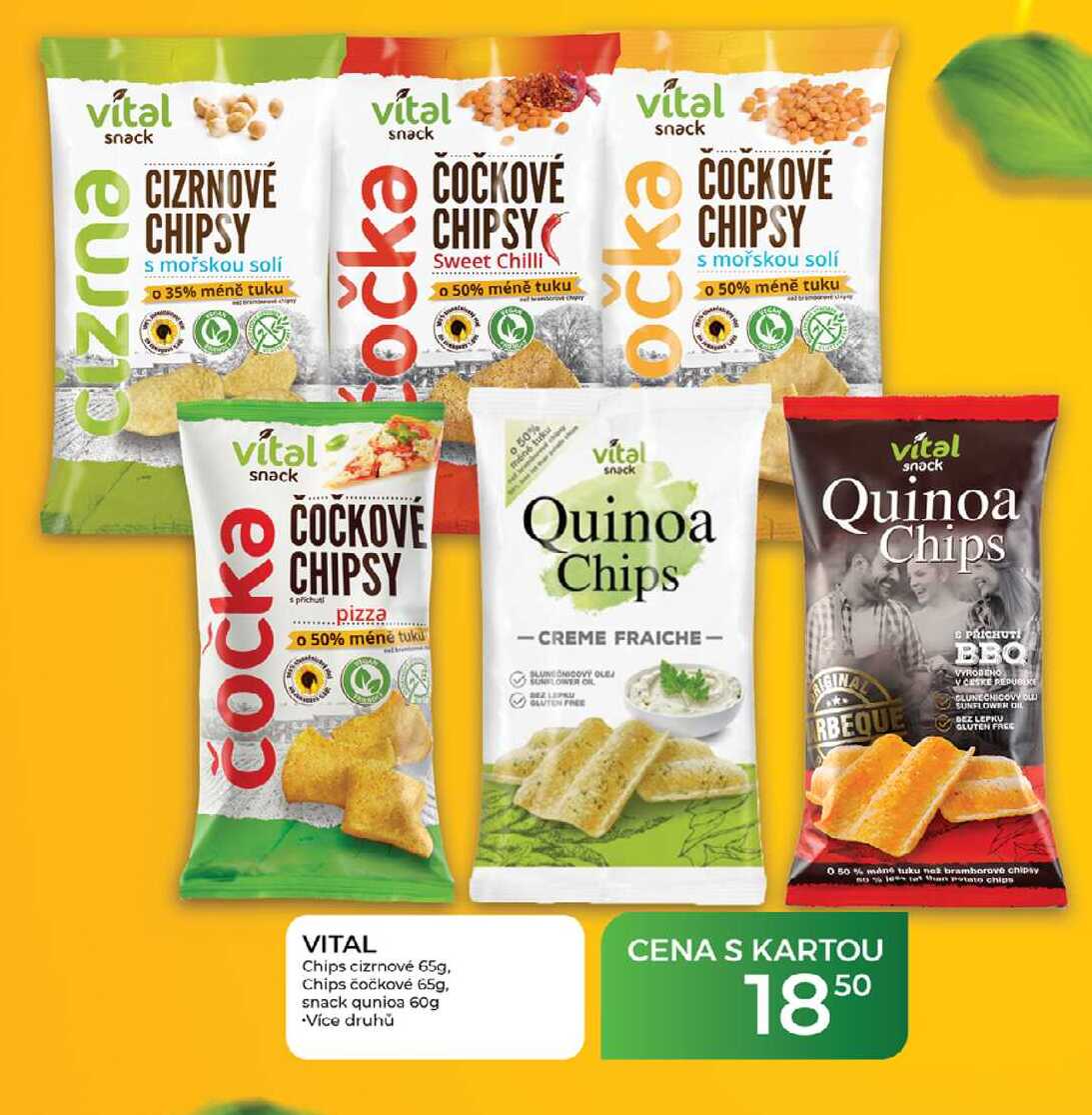 VITAL Chips cizrnové 65g