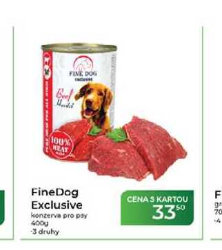 FineDog Exclusive konzerva pro psy 400g
