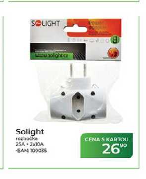 Solight rozbočka 2SA - 2x10A