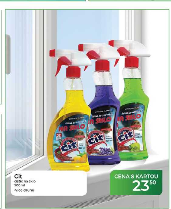 Cit čistič na sklo 500ml