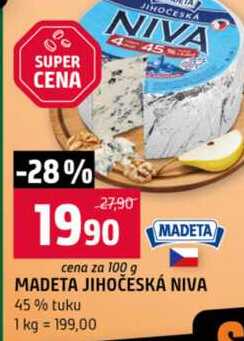 Madeta Jihočeská Niva 100g