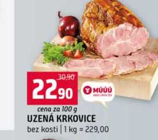 UZENÁ KRKOVICE bez kosti 1 kg