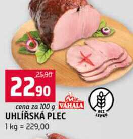 VAHALA UHLÍŘSKÁ PLEC 100g