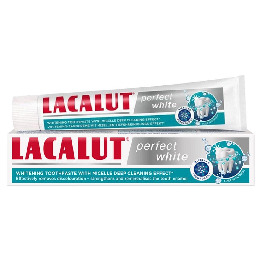 Lacalut perfect white micelární zubní pasta 75ml Lékárna LEMON