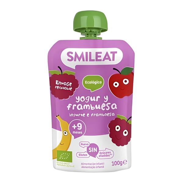 Smileat BIO Kapsička řecký jogurt, banán, malina a rýže Košík.cz