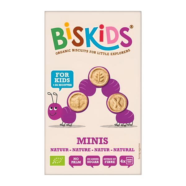 Belkorn BISkids BIO dětské celozrnné mini sušenky Natural bez přidaného cukru Košík.cz