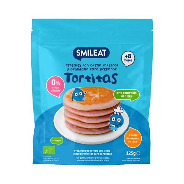 Smileat BIO Bezlepková celozrnná směs na lívance s borůvkami s vitaminem B1 Košík.cz