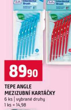 TEPE ANGLE MEZIZUBNÍ KARTÁČKY 6 ks vybrané druhy Terno