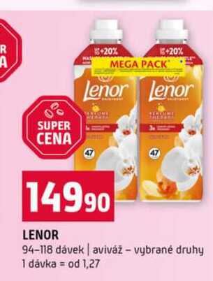 LENOR 94-118 dávek aviváž vybrané druhy Terno