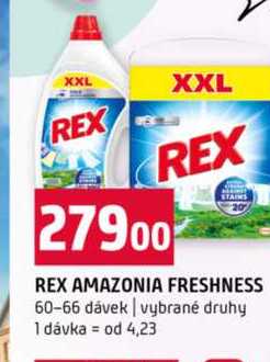 REX AMAZONIA FRESHNESS 60-66 dávek vybrané druhy Terno