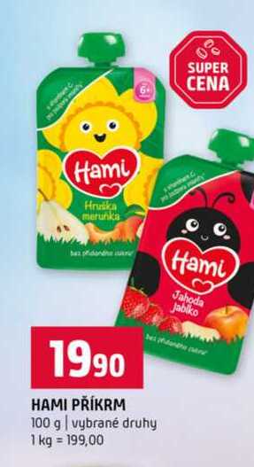 HAMI PŘÍKRM 100 g vybrané druhy Terno