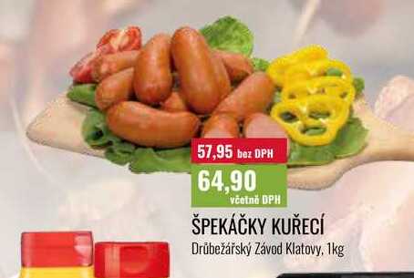ŠPEKÁČKY KUŘECÍ 1kg 