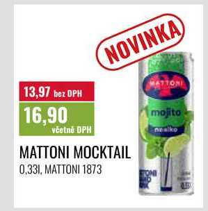 MATTONI MOCKTAIL 0,33l