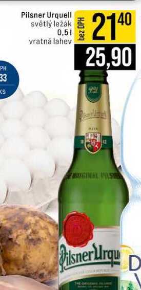 Pilsner Urquell 12 světlý ležák 0.5l