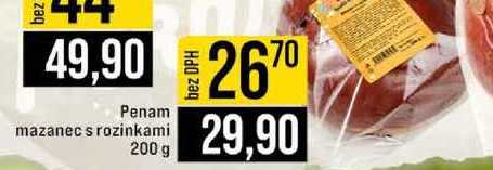 Penam mazanec s rozinkami 200 g