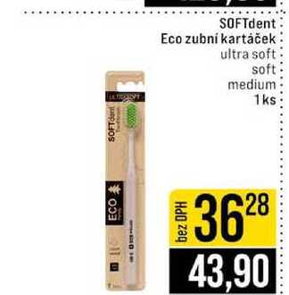 SOFTdent Eco zubní kartáček ultra soft soft medium 1ks
