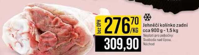 Jehněčí kolínko zadní cca 900 g-1,5 kg 