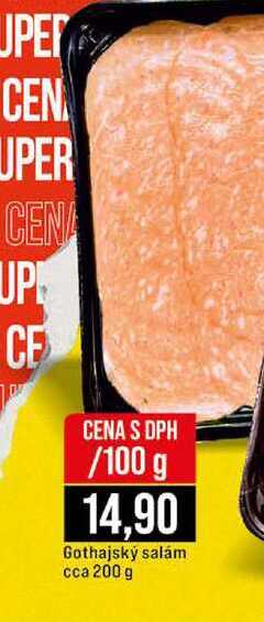 Gothajský salám cca 200 g 100g
