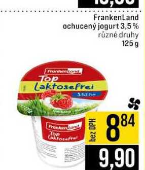 FrankenLand ochucený jogurt 3,5% různé druhy 125 g 