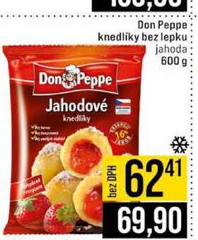 Don Peppe knedlíky bez lepku jahoda 600 g