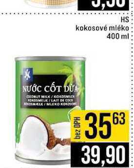 HS kokosové mléko 400 ml 