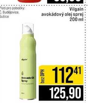 Vilgain avokádový olej sprej 200 ml