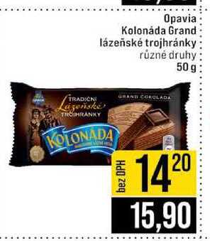 Opavia Kolonáda Grand lázeňské trojhránky různé druhy 50g