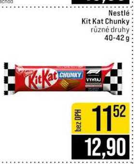 Kit Kat Chunky různé druhy 40-42 g 