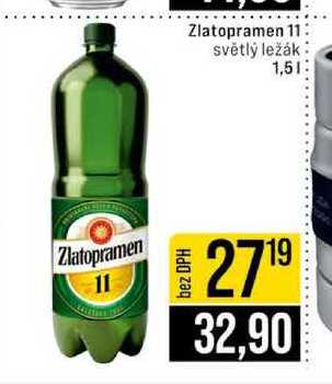 Zlatopramen 11 světlý ležák 1,5l