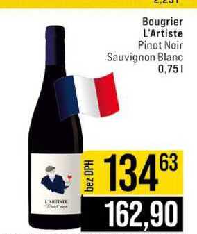 Bougrier L'Artiste Pinot Noir Sauvignon Blanc 0,75l