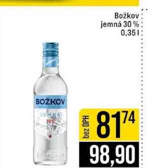 Božkov jemná 30% 0,35l