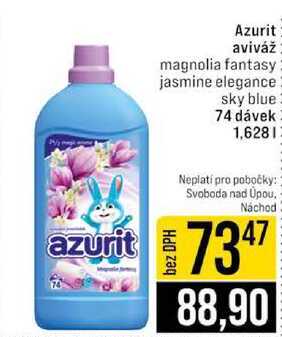 Azurit aviváž magnolia fantasy jasmine elegance sky blue 74 dávek 1,628l