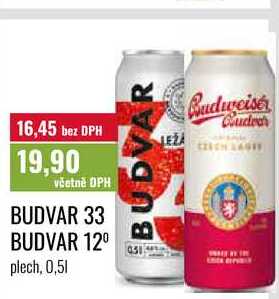 BUDVAR 12° 0,5l