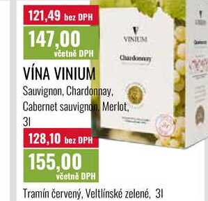 VÍNA VINIUM 3l