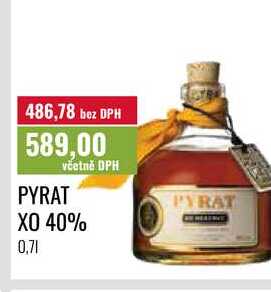 PYRAT XO 40% 0,7l