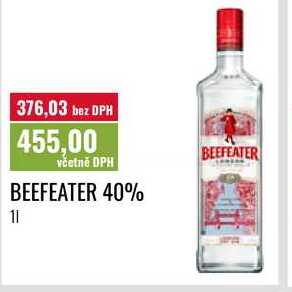 BEEFEATER 40% 1l