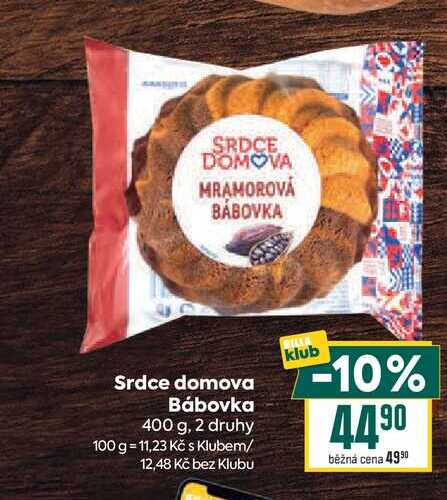 Srdce domova Bábovka 400 g