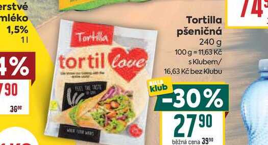 Tortilla pšeničná 240 g 