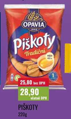 PIŠKOTY 220g